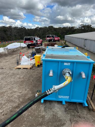 Grindex Major N installed MudBug MB7 Tank